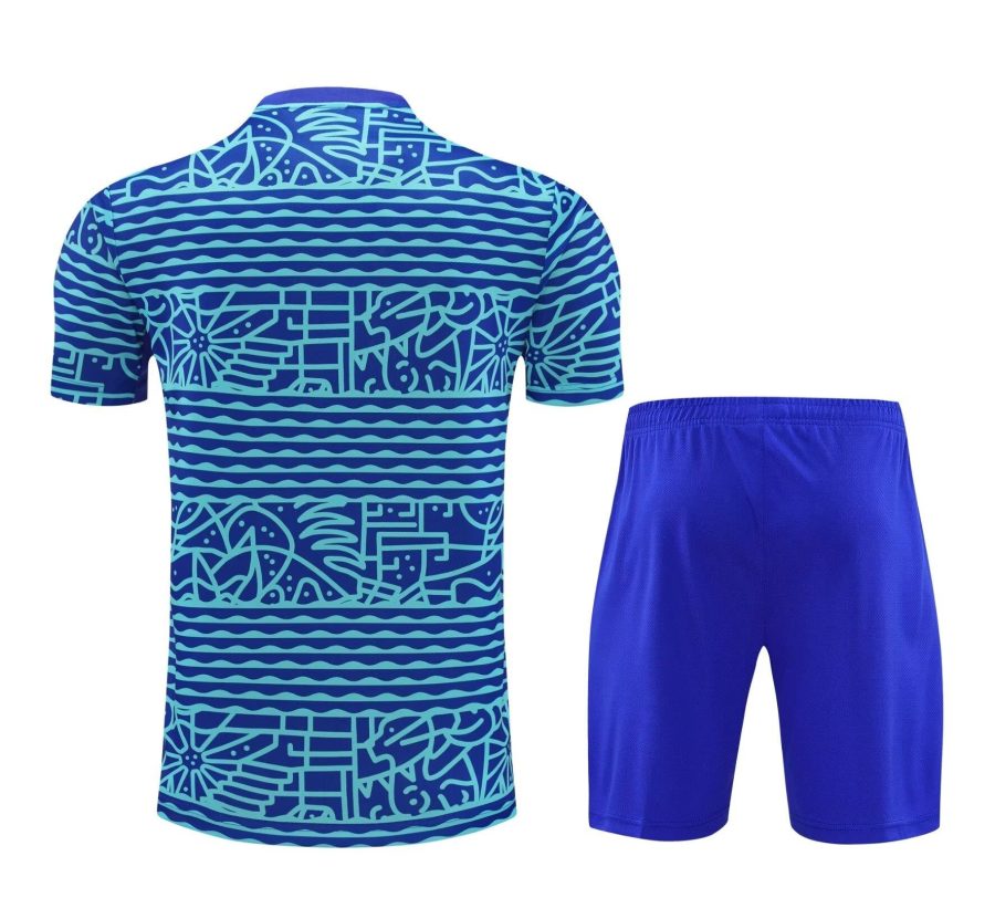 ensemble-maillot-et-short-bresil-saison-2024-2025-tenue-de-football Brazil jersey and shorts set 2024 2025 season soccer kit
