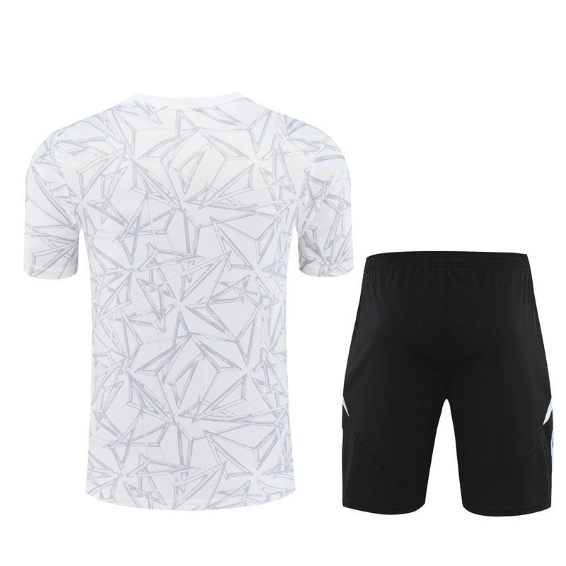 Real Madrid jersey and shorts set season twenty twenty four twenty twenty five
