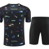 Portugal 2024 2025 Home Jersey and Shorts Soccer Set Red and Green