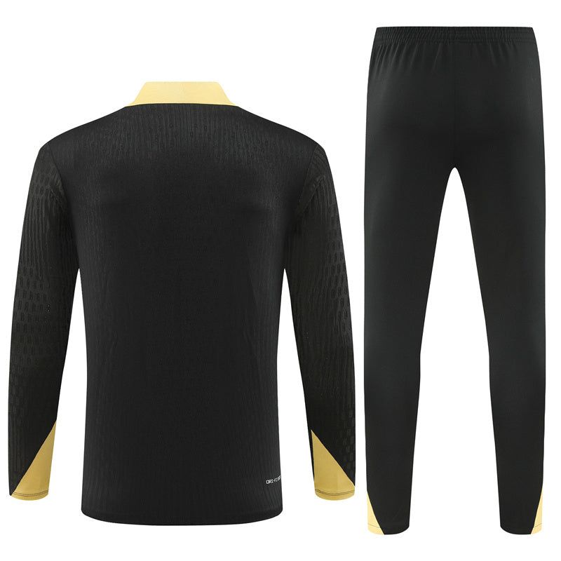 FC Barcelona tracksuit set season 2024 2025 zippered jacket and matching pants