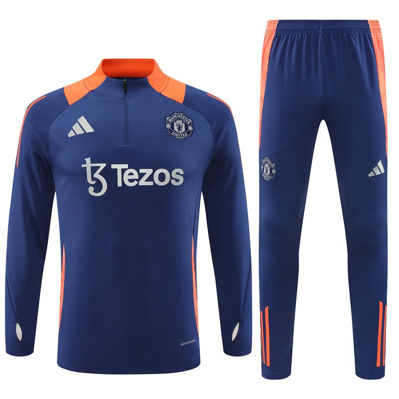 ensemble-survetement-manchester-united-saison-2024-2025-haut-et-bas Tracksuit set Manchester United season 2024 2025 top and bottom