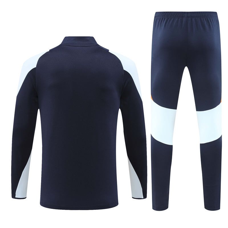 Real Madrid Tracksuit Set Season 2024 2025 Jacket and Pants for Supporters