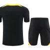 Paris Saint Germain black and yellow training set 2023 2024 season