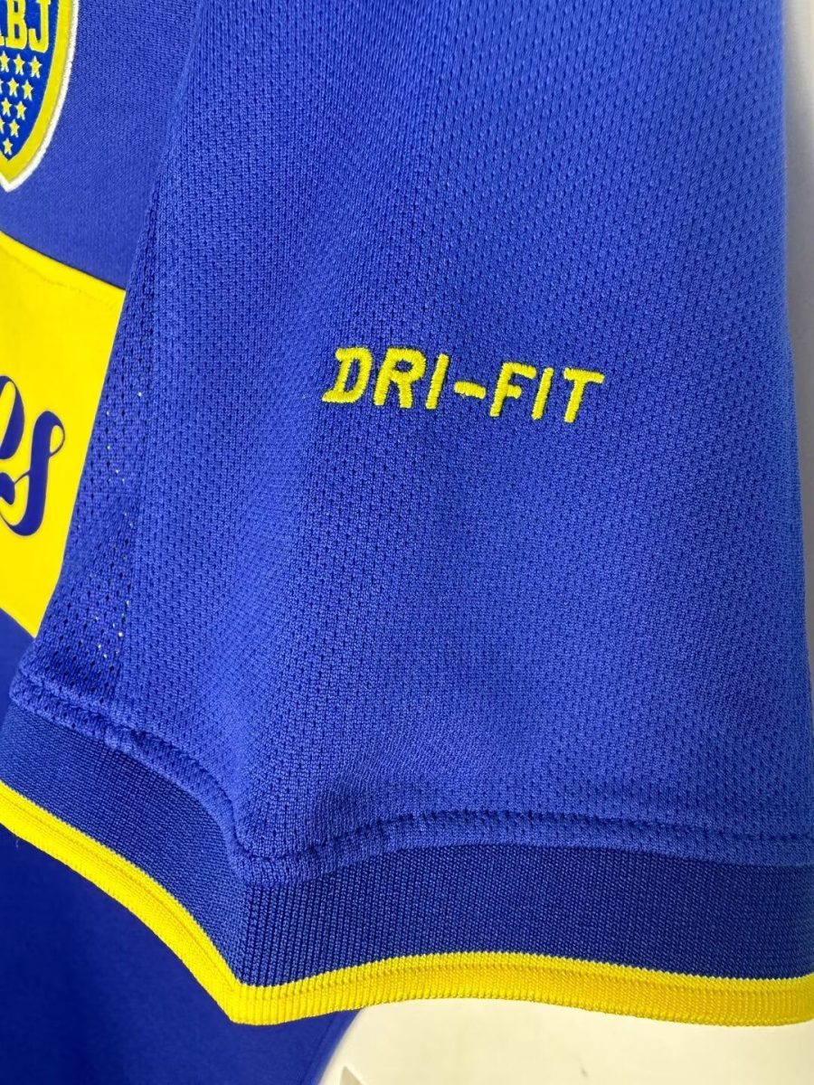 Boca Juniors home jersey with official blue yellow colors