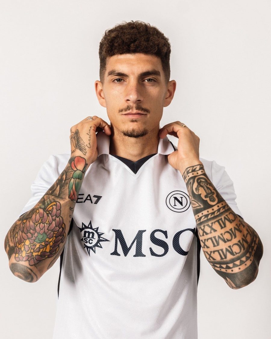 SSC Napoli Away Soccer Jersey 2024 2025 with Club Badge