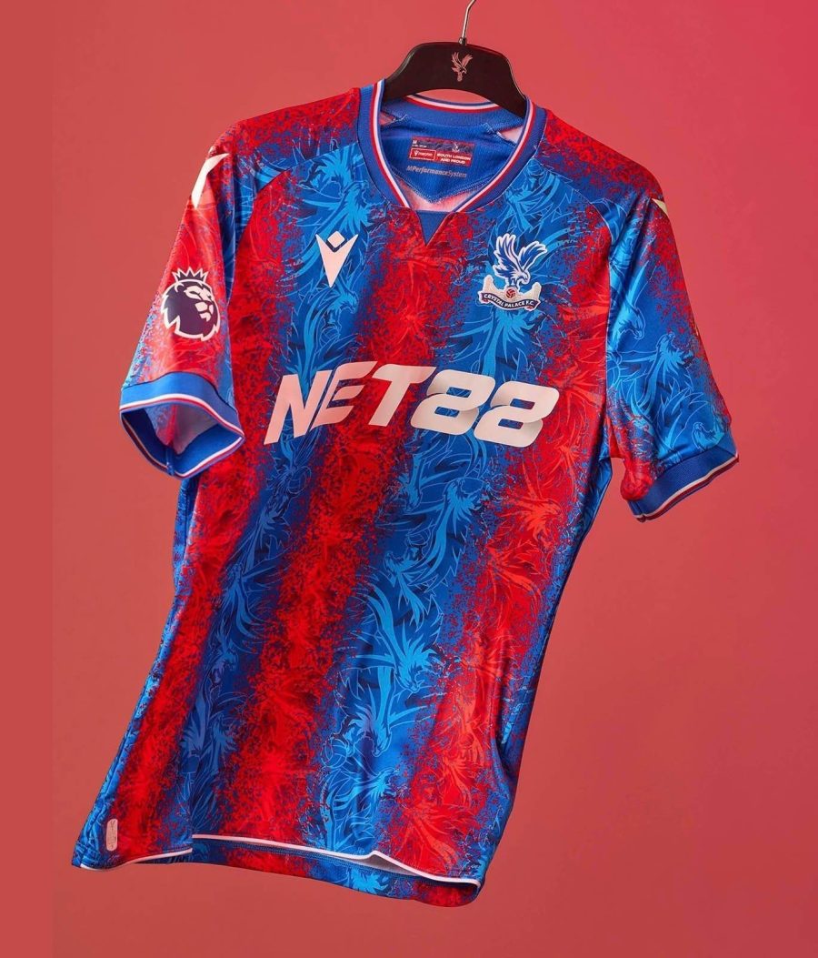 jersey-de-football-crystal-palace-a-domicile-2024-2025-couleurs-du-club Crystal Palace home soccer jersey 2024 2025 club colors