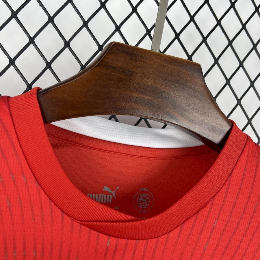 Switzerland home jersey 2026 with Swiss cross lettering modern style