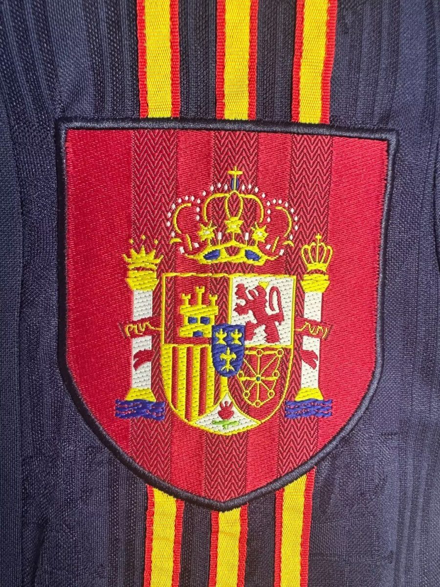 jersey-espagne-exterieur-retro-coupe-classique Spain away retro jersey classic cut