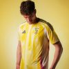 Juventus away jersey 2024 2025 for men breathable fabric soccer style