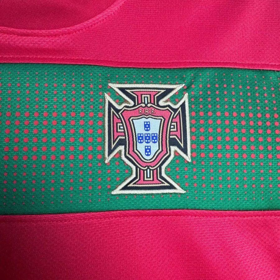 Portugal red home jersey cup 2010