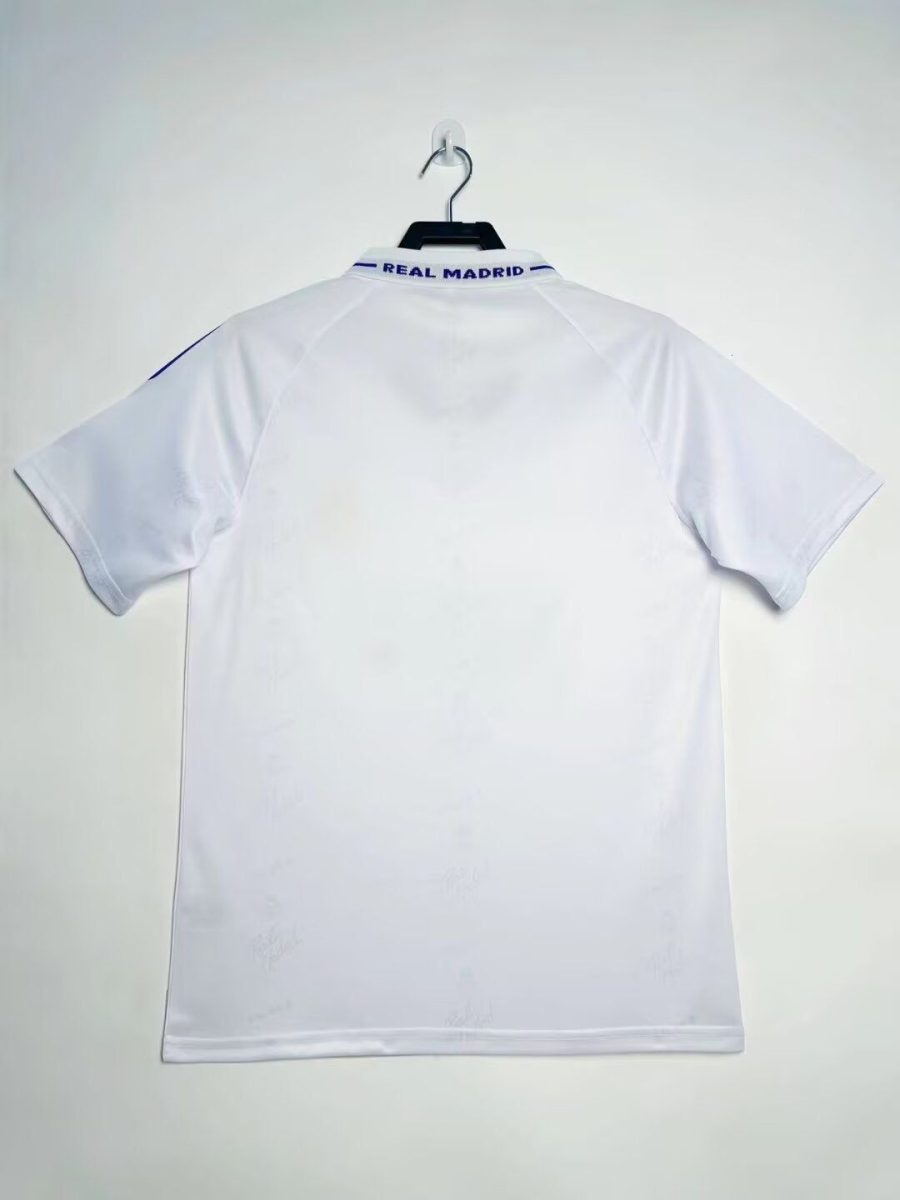 jersey-vintage-real-madrid-blanc-floque-sponsor-teka-edition-domicile Vintage Real Madrid white jersey with Teka sponsor home edition