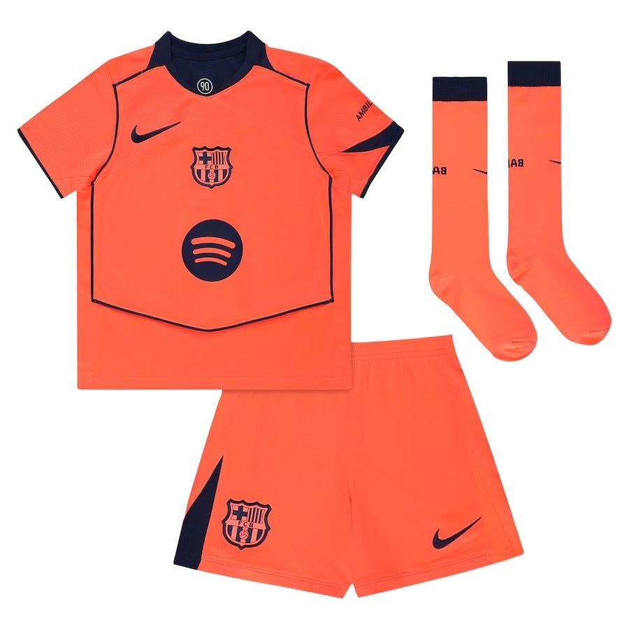 FC Barcelona Youth Kit – Third 3rd Jersey 2025-2026