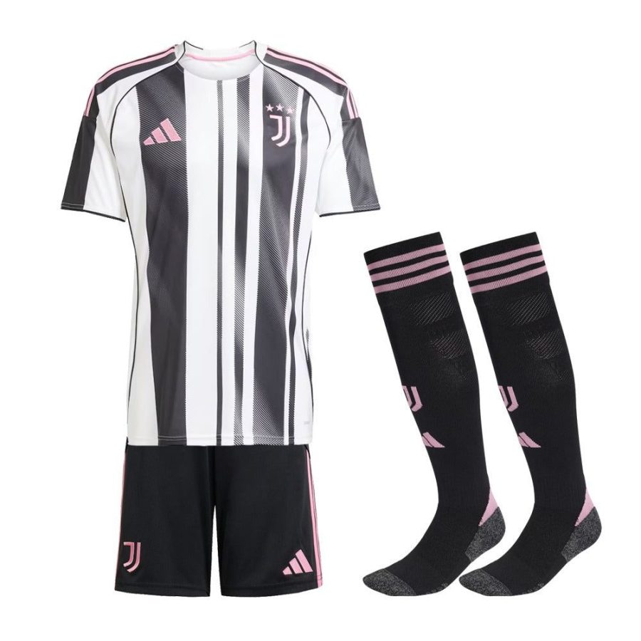 kit-enfant-juventus-domicile-2025-2026 JUVENTUS HOME YOUTH KIT 2025-2026