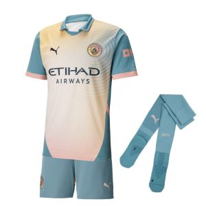 YOUTH KIT MANCHESTER CITY FOURTH 2024-2025