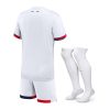 kit-enfant-psg-maillot-exterieur-saison-2024-2025-avec-short-et-chaussettes PSG youth away jersey kit 2024 2025 season with shorts and socks
