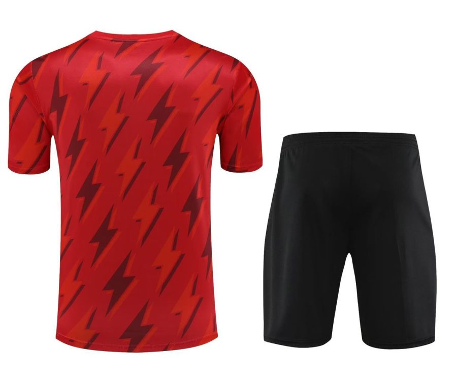 kit-entrainement-arsenal-rouge-saison-2023-2024-tenue-sport-football Arsenal red training kit 2023 2024 season soccer sportswear