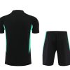 Manchester United Black Training Kit 2023 2024 Season Soccer Practice Gear