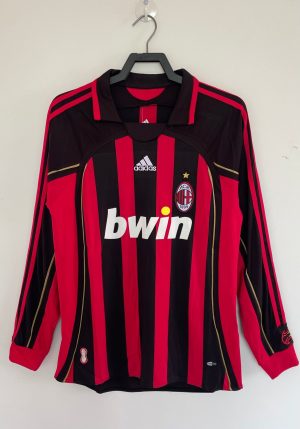 AC MILAN LONG SLEEVE HOME JERSEY 20062007