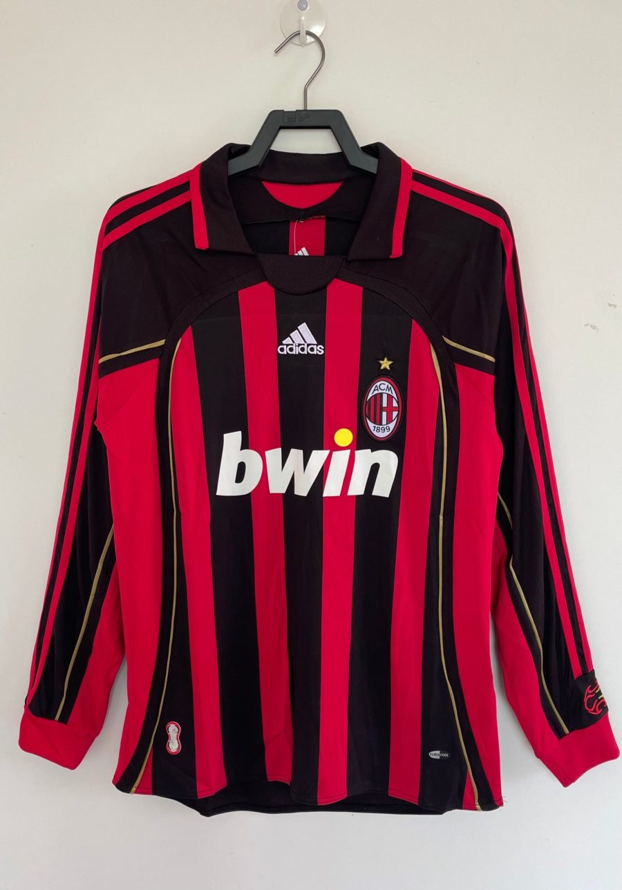 maillot-ac-milan-manches-longues-domicile-20062007 AC MILAN LONG SLEEVE HOME JERSEY 20062007