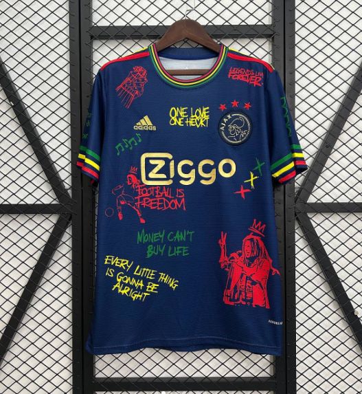 maillot-ajax-amsterdam-special-bob-marley-20252026 AJAX AMSTERDAM SPECIAL BOB MARLEY JERSEY 2025-2026