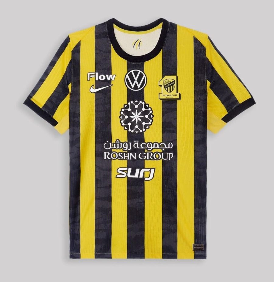 AL ITTIHAD FC HOME JERSEY 20252026