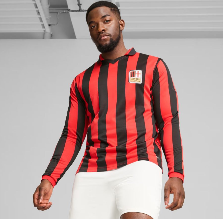 ac milan anniversary jersey season two thousand twenty four two thousand twenty five special edition