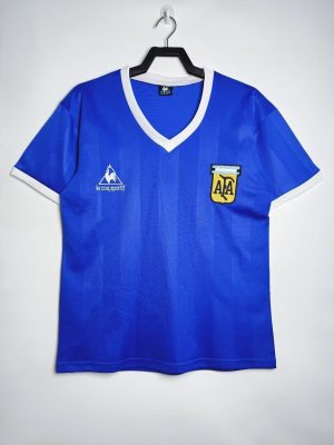 ARGENTINA AWAY SOCCER JERSEY 1986