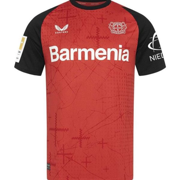 Bayer 04 Leverkusen Home Soccer Jersey 2024-2025