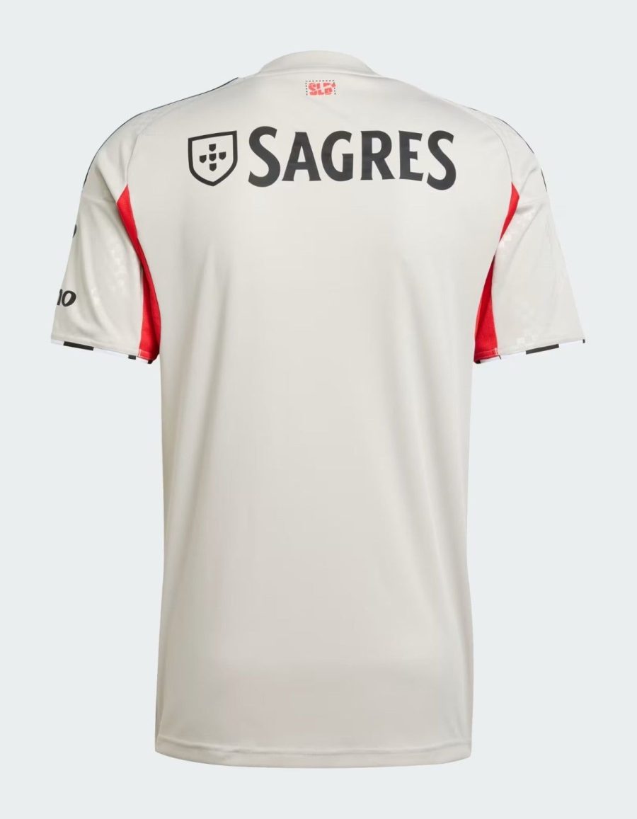 Benfica Away Jersey 2025 2026 Season Short Sleeve