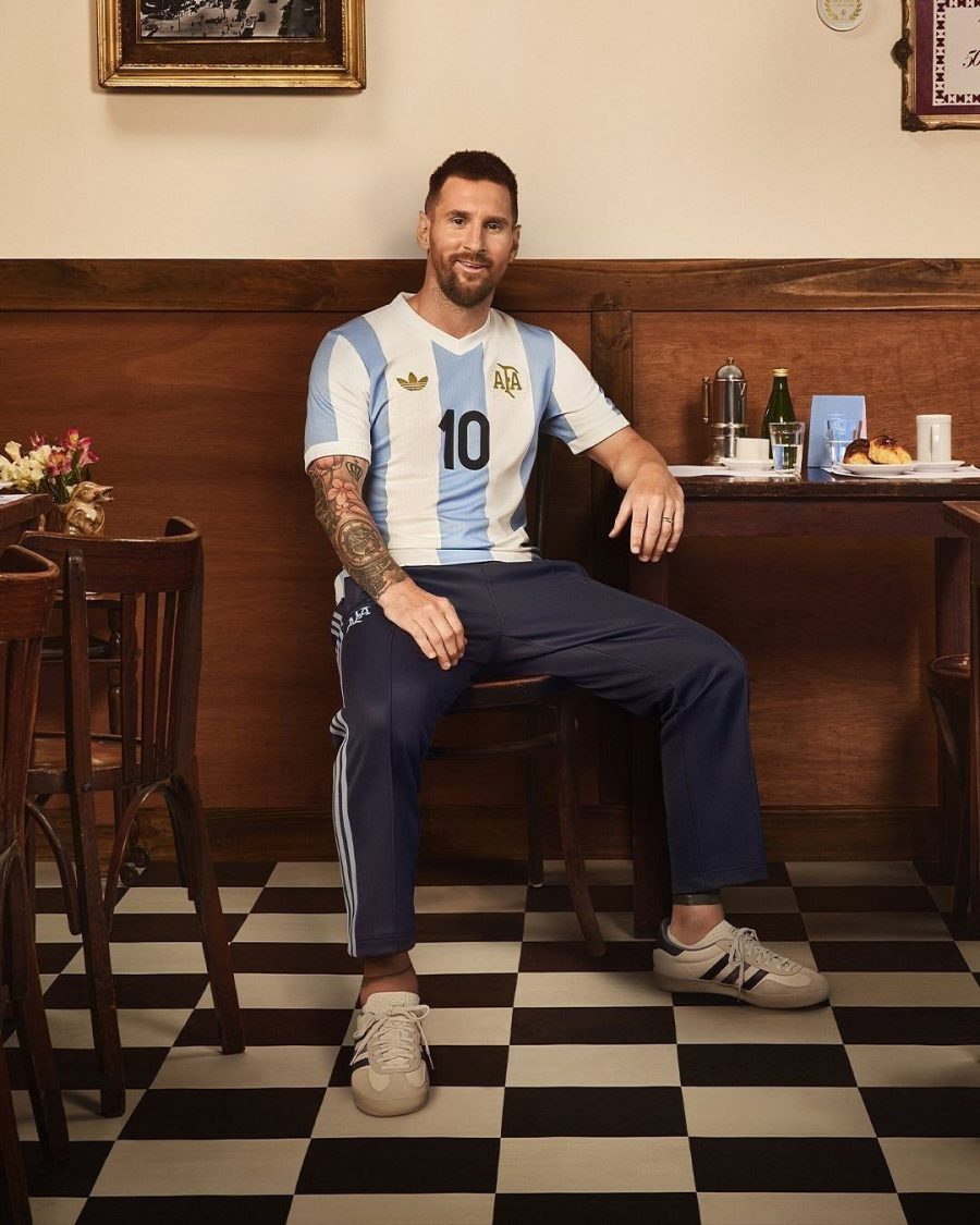 Argentina soccer jersey anniversary edition two thousand twenty four
