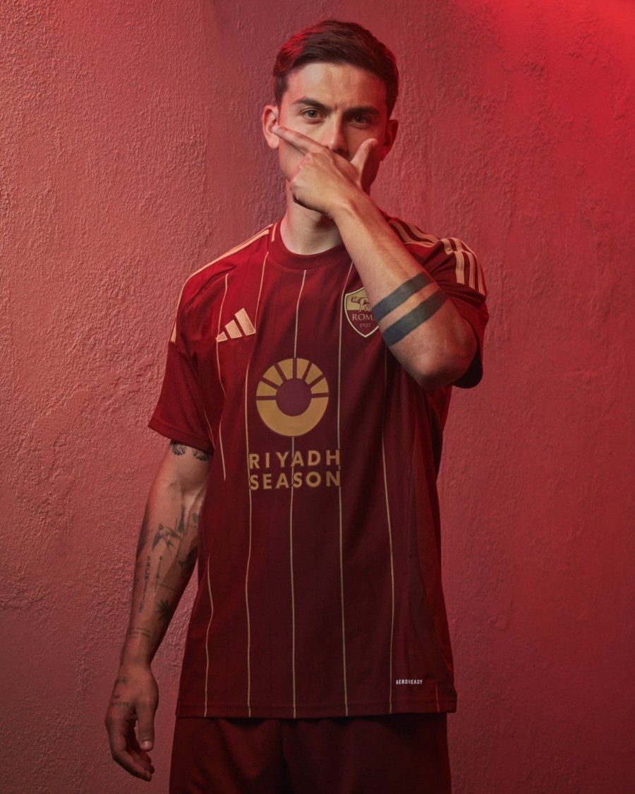 AS Roma home soccer jersey for fans of the Italian club