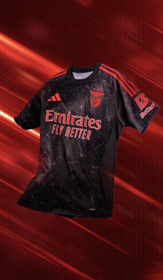 Benfica soccer jersey away secondary color fan version