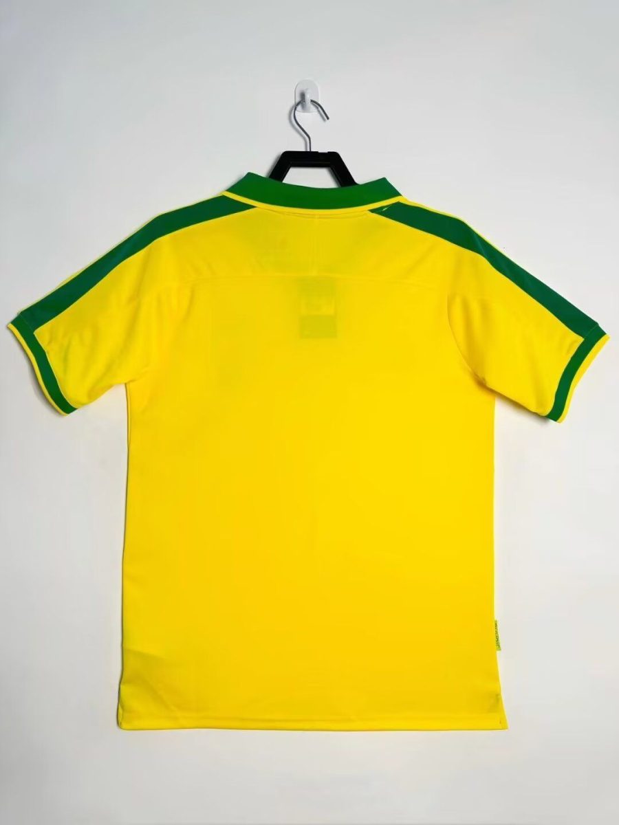 Brazil Home Soccer Jersey 1997 Season