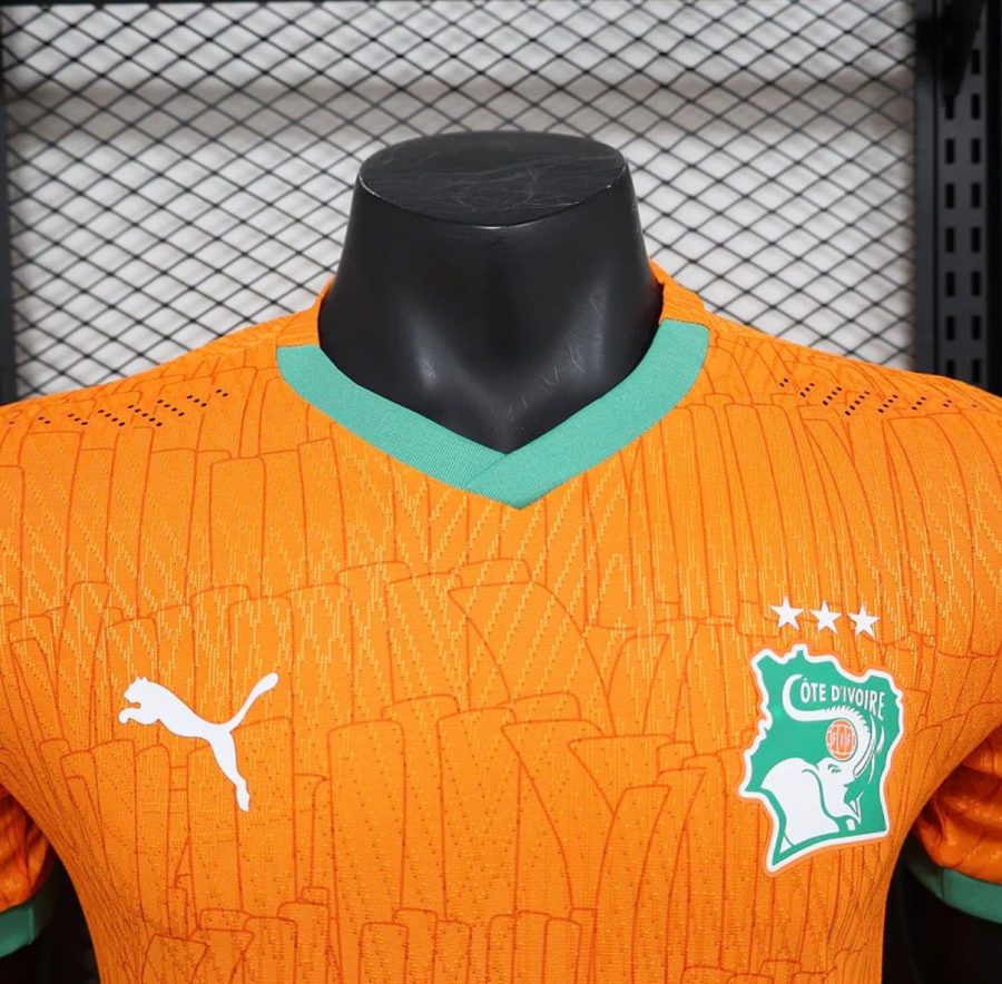 Ivory Coast soccer jersey home season 2025 official kit of the Elephants
