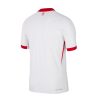 Poland home soccer jersey 2024 white and red
