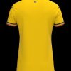 Romania home soccer jersey 2023 2024 season red yellow blue
