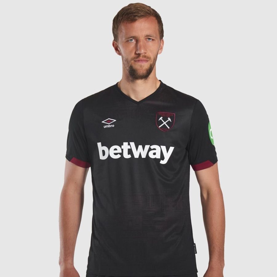 West Ham United FC soccer jersey away 2024 2025