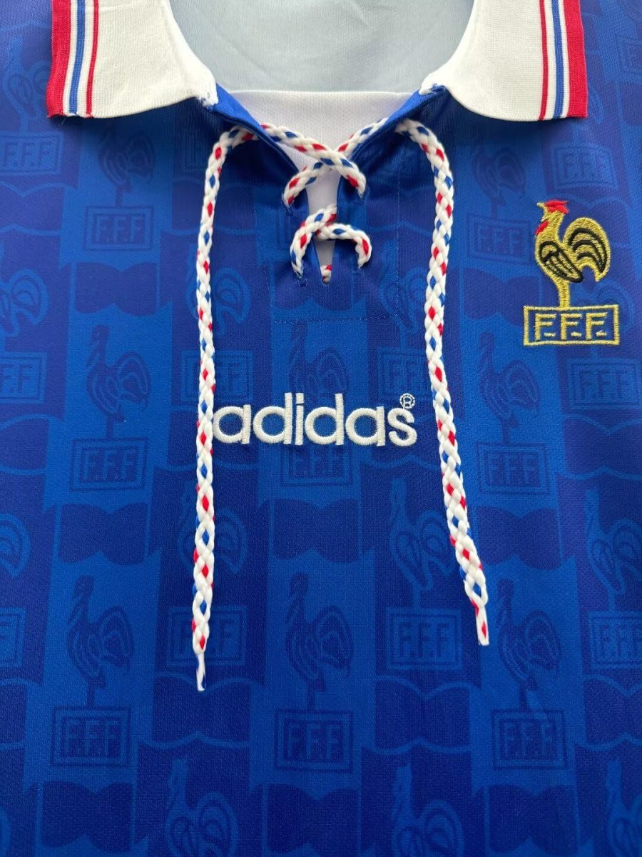 maillot-de-l-equipe-de-france-domicile-annee-1996 France national team home jersey year 1996
