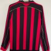 maillot-domicile-ac-milan-manches-longues-saison-deux-mille-six-deux-mille-sept-rouge-et-noir AC Milan long sleeve home jersey season two thousand six two thousand seven red and black