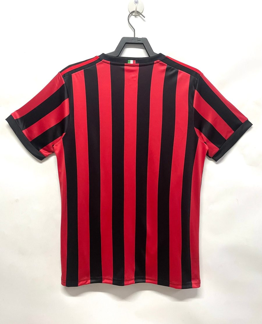 AC Milan home jersey 2017 2018 season official red and black jersey
