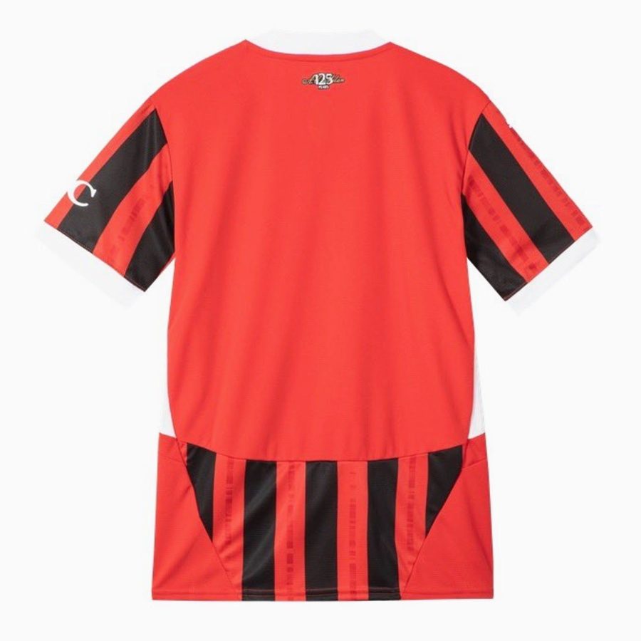 ac milan home jersey 2024 2025 season red and black official
