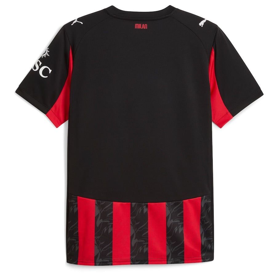 AC Milan home jersey 2025 2026 season red and black with official badge
