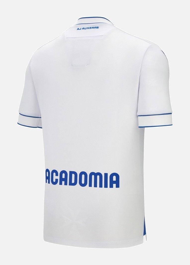 AJ Auxerre home jersey 2025 2026 season blue and white official kit