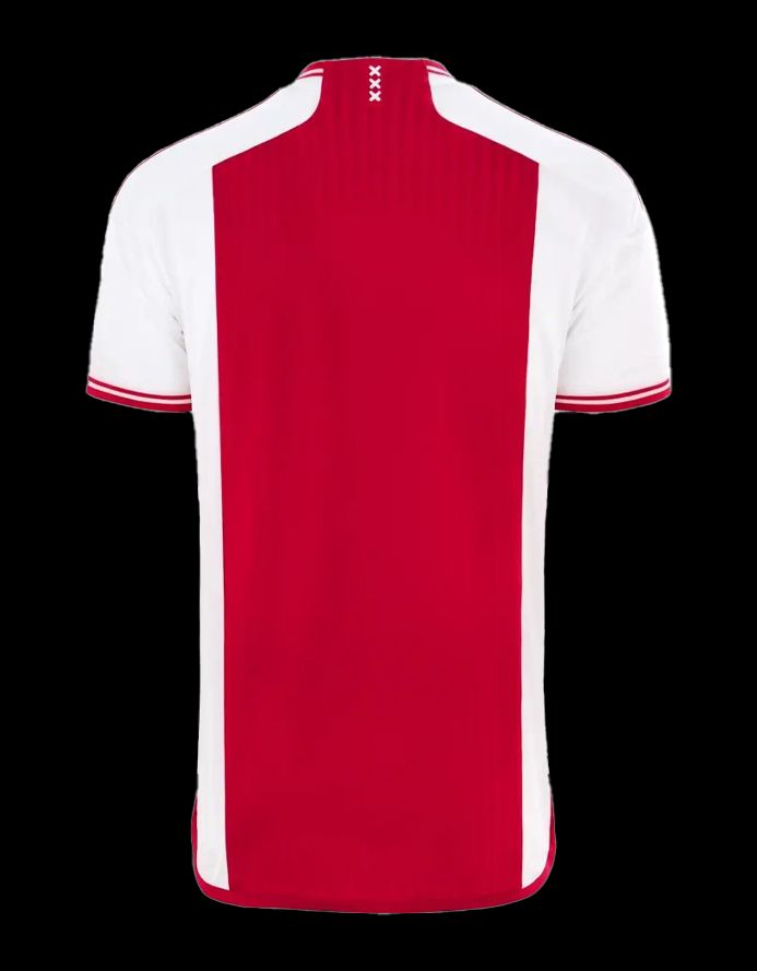 maillot-domicile-ajax-amsterdam-saison-2023-2024-tenue-officielle-rouge-et-blanc Ajax Amsterdam home soccer jersey 2023 2024 season official kit red and white