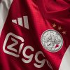 maillot-domicile-ajax-amsterdam-saison-2025-2026-rouge-et-blanc Ajax Amsterdam home jersey 2025-2026 season red and white