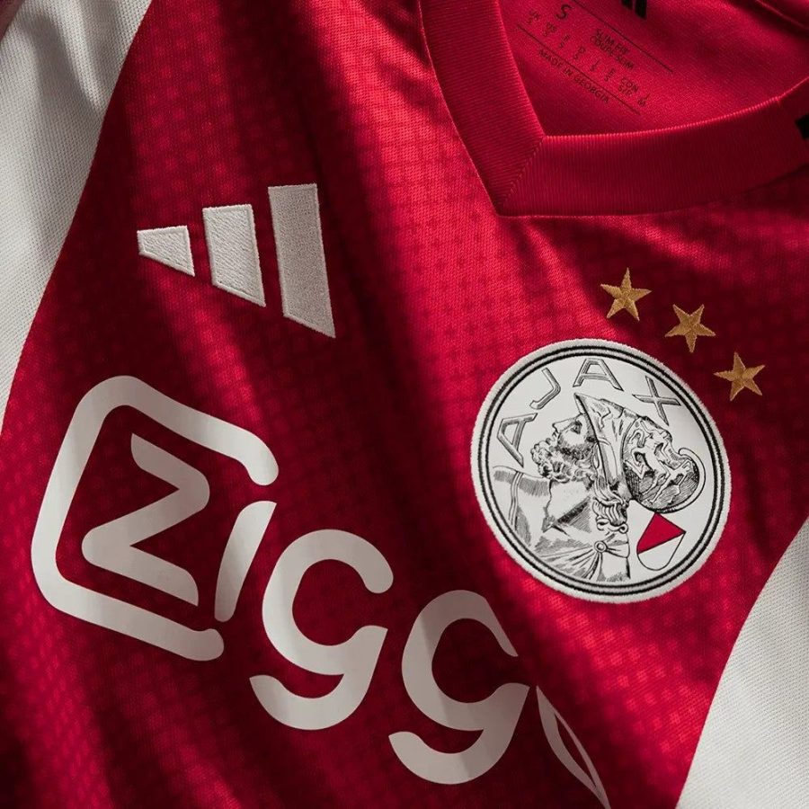 maillot-domicile-ajax-amsterdam-saison-2025-2026-rouge-et-blanc Ajax Amsterdam home jersey 2025-2026 season red and white