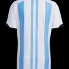 maillot-domicile-argentin-trois-etoiles-coupe-du-monde-2022-bleu-et-blanc Argentine home jersey three stars World Cup 2022 blue and white