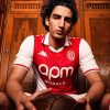 AS Monaco home jersey 2024 2025 season red and white