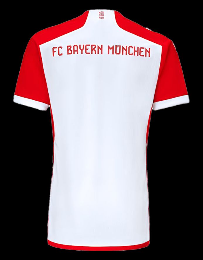maillot-domicile-bayern-munich-saison-deux-mille-vingt-trois-deux-mille-vingt-quatre-rouge-et-blanc-adidas Bayern Munich home jersey 2023 2024 season red and white adidas