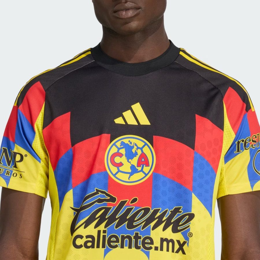 maillot-domicile-club-america-saison-2025-2026-couleur-jaune-officiel Club America Home Jersey 2025 2026 Yellow Official